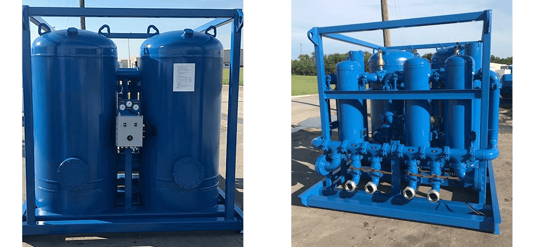 Model 1080 desiccant air dryer